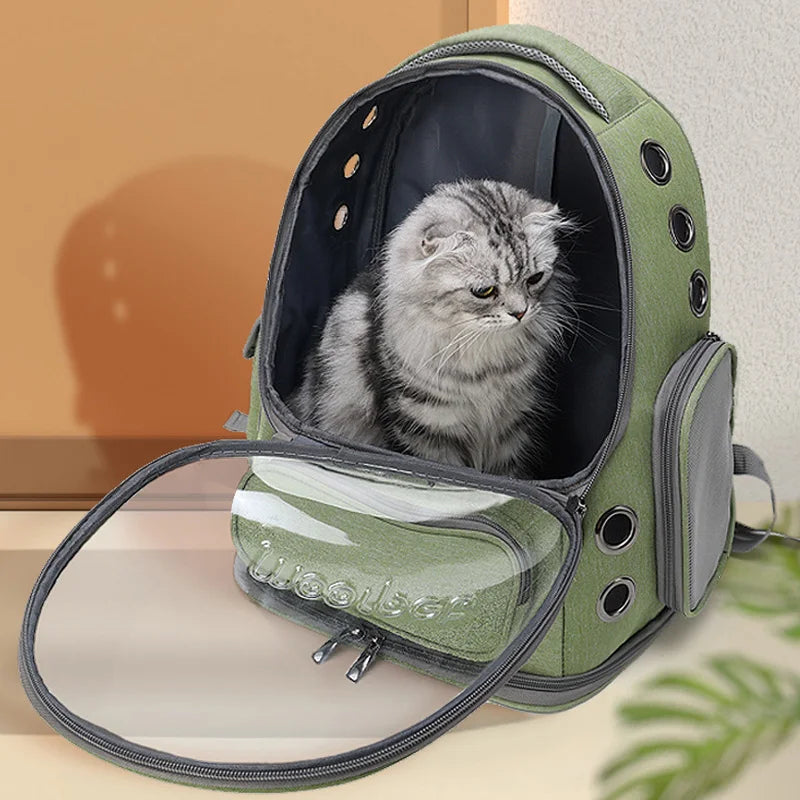 Chic Travel Backpack for Cats