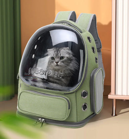 Chic Travel Backpack for Cats