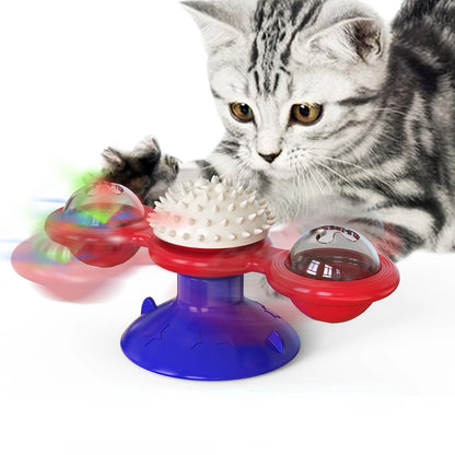 PawWhirl 3-in-1 Cat Windmill