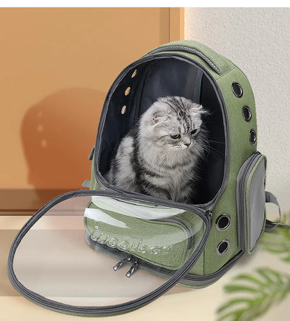 Chic Travel Backpack for Cats